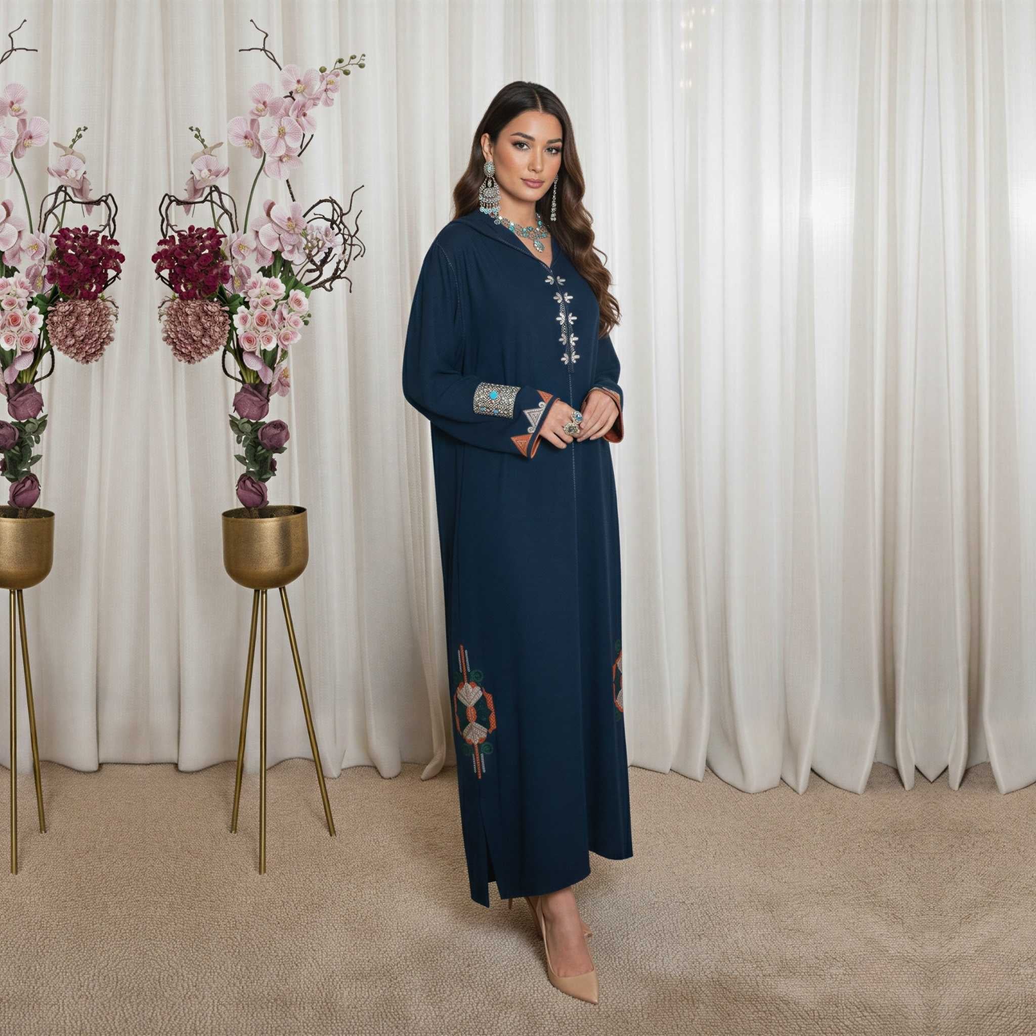 Marokkaanse Djellaba Smaragd Majesteit